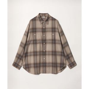 STEVEN ALAN（スティーブンアラン） 長袖シャツ L ブラウン メンズ