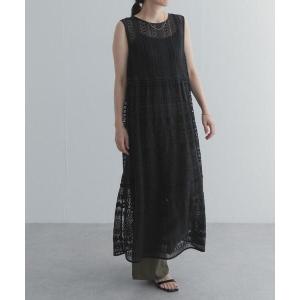 ワンピース 総レースノースリーブワンピース | レイヤード/レースワンピ/おでかけ/甘め/大人カジュアル/プラスワン