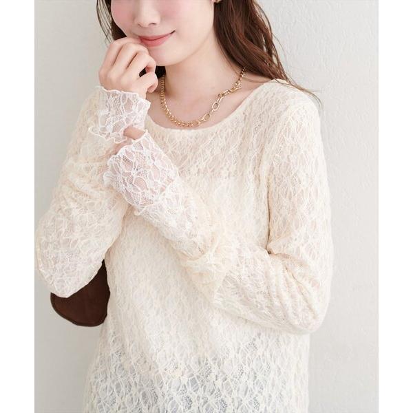 tシャツ リバーシブルレーストップス レディース