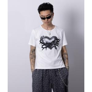 tシャツ Pierced Heart Stone Tee/ピースハートストーンTシャツ メンズ レディース