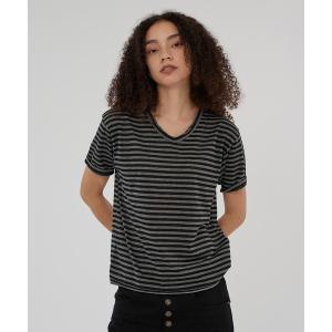 tシャツ ASSORT SLAB CROPPED COMPACT V NECK T/アソートスラブクロップドコンパクトVネックT メンズ レディース