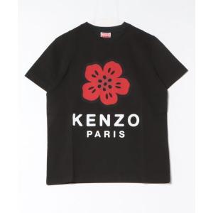 tシャツ 半袖 'Boke Flower' ルーズ Tシャツ レディース