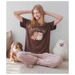 パジャマ ルームウェア カットソー半袖Ｔシャツパジャマ レディース