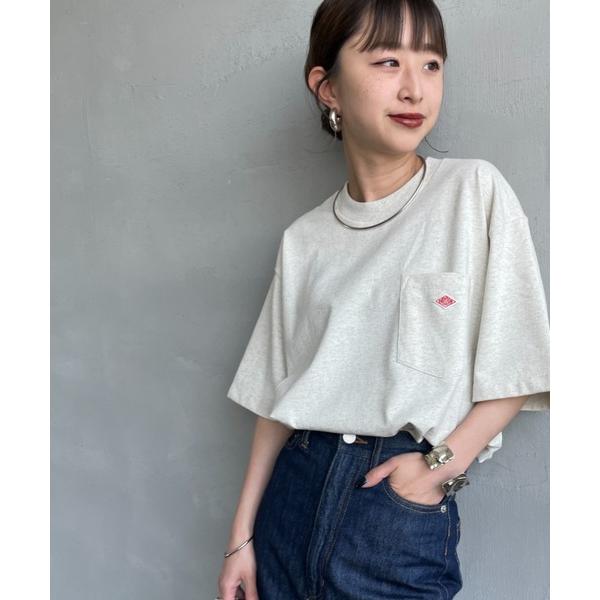 「DANTON」 半袖Tシャツ X-LARGE アイボリー レディース