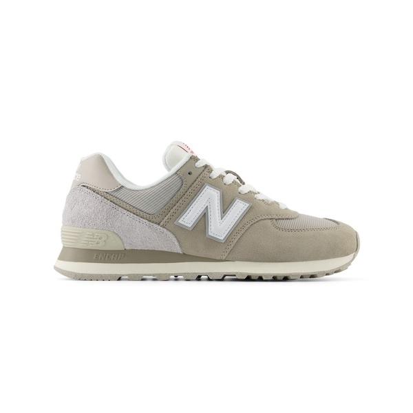 「New Balance」 ローカットスニーカー 23.0cm グレー レディース
