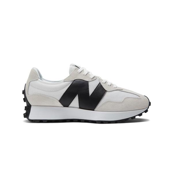 「New Balance」 ローカットスニーカー 24.5cm ホワイト×ブラック レディース