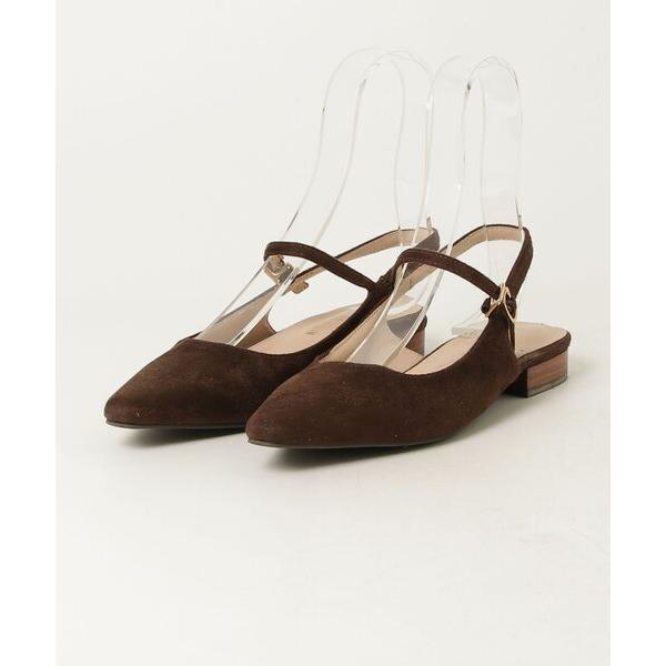 「NATURAL BEAUTY BASIC」 ヒールサンダル MEDIUM ダークブラウン レディー...