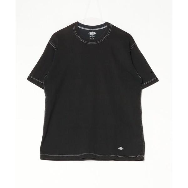 「DANTON」 半袖Tシャツ - ブラック レディース