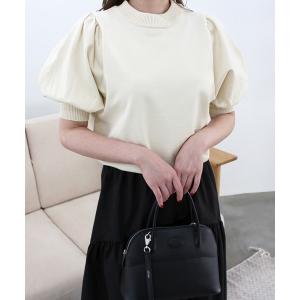 「MODE ROBE」 半袖ニット FREE アイボリー レディース