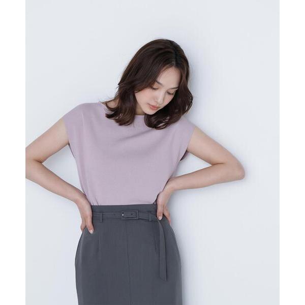 「NATURAL BEAUTY BASIC」 ノースリーブニット FREE ピンク レディース