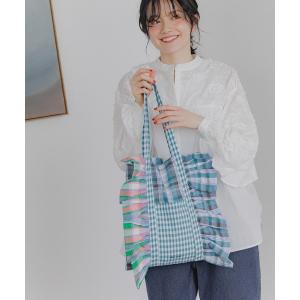 「niko and...」 トートバッグ 0 ブルー レディース