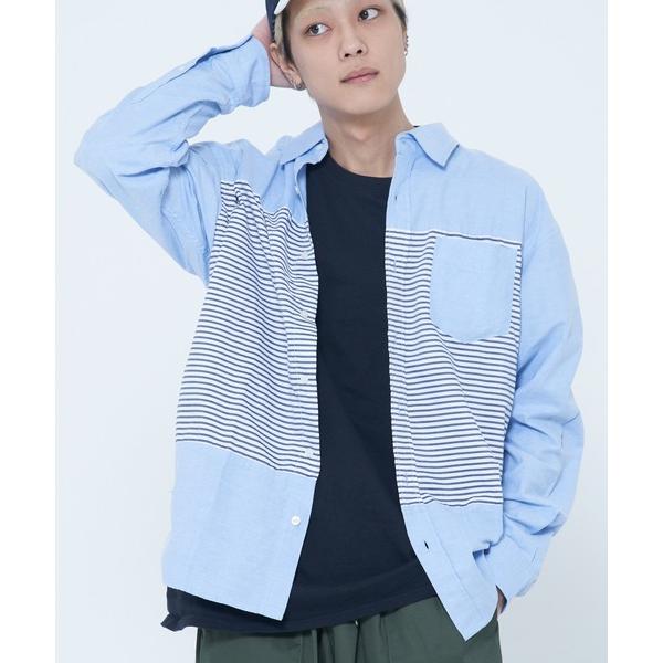 「CORISCO」 長袖シャツ MEDIUM ブルー メンズ