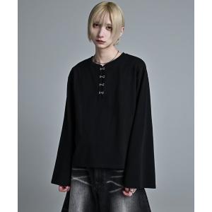 ヘンリーネック tシャツ Short Length Hook long-T / ショートレングス フック ロングT メンズ レディース