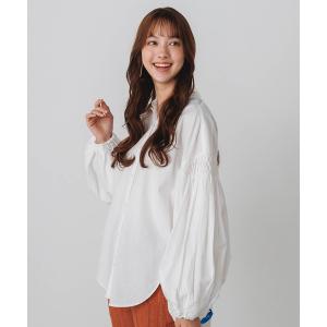 「lil nina」 長袖ブラウス FREE ホワイト レディース