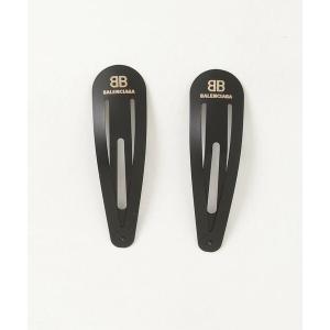 「BALENCIAGA」 Holli XXL スナップクリップ セット - ブラック レディース