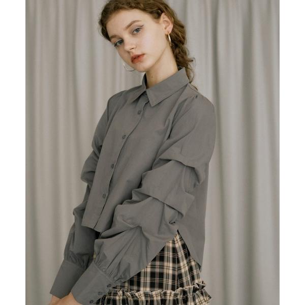 「idem」 長袖シャツ FREE グレー レディース
