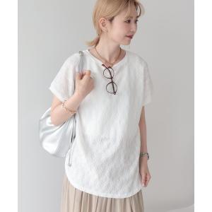 tシャツ 半袖 フレンチスリーブ総レースプルオー...の商品画像