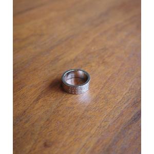 指輪 リング MM6 Minimal Logo 8mm レディース