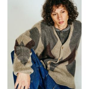 カーディガン TOWNCRAFT / タウンクラフト VINTAGE MOHAIR CARDIGAN ヴィンテージ モヘア カーディガン メンズ レディース