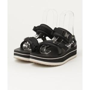 「Teva」 フラットサンダル 25cm ブラック レディース