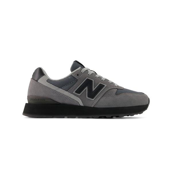 「New Balance」 ローカットスニーカー 24.5cm ダークグレー レディース