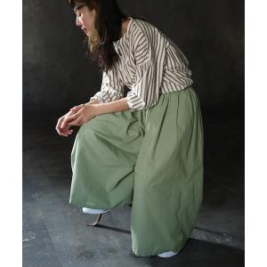 「soulberry」 イージーパンツ LL セージグリーン レディース