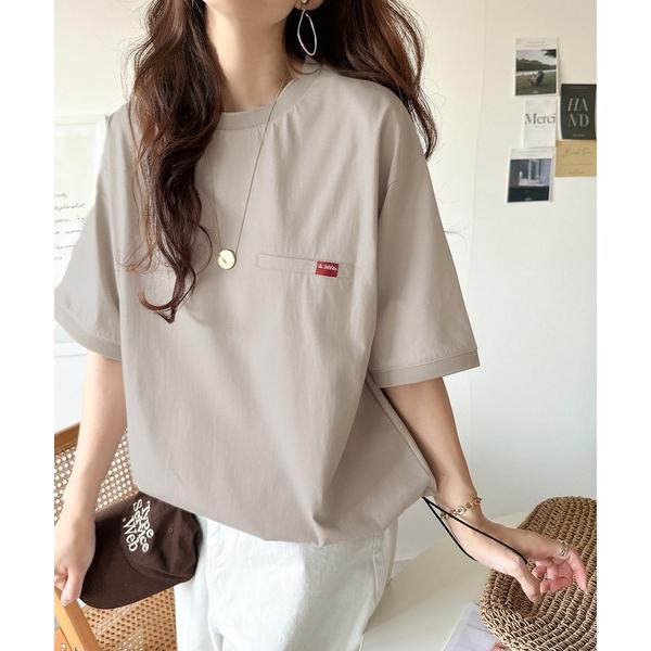 「Java」 半袖Tシャツ SMALL ベージュ レディース