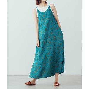 「lil nina」 キャミソールワンピース FREE ブルー レディース
