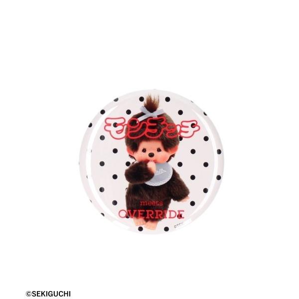 バッジ OVERRIDE x Monchhichi BADGE 57mm / オーバーライド