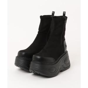 ショート ブーツ 「YOSUKE/ヨースケ」厚底ストレッチショートブーツ レディース