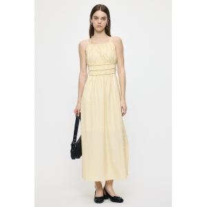 MOUSSY（マウジー） ワンピース PIN TUCK CHIFFON マキシドレス