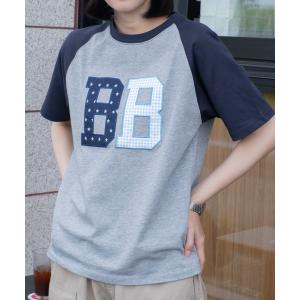 tシャツ BB raglan patchwork Tee / BB ラグランパッチワークTee メンズ レディース