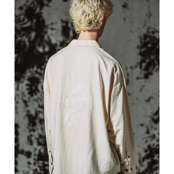 シャツ 「NO ID.」Embroidery Souvenir Shirt / エンブロイダリースー...