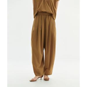 ワイドパンツ パンツ 「AIRY MOTION」ナイロンタスランボリュームドロストパンツ レディース
