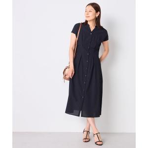 ワンピース 「接触冷感・ウォッシャブル」前開きワンピ（ペチコート付）