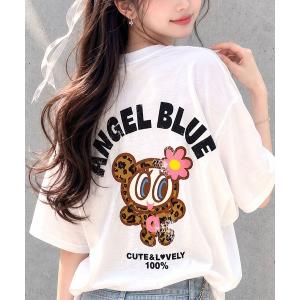 CHEER（チアー） tシャツ 半袖 ヒョウ柄 ハート チェリー プリント