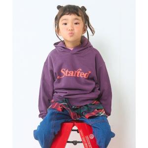 パーカー 裏毛ロゴプリントパーカー キッズ 子供服 男の子 女の子