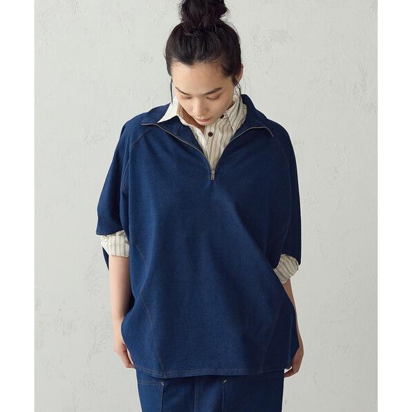 tシャツ ハーフジップBIG プルオーバー / セットアップ対応 レディース