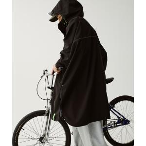 カッパ レインコート カッパ ウィンドガードシェルポンチョ 防風ポンチョ レディース メンズ