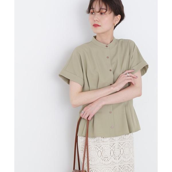 「N.（N. Natural Beauty Basic）」 半袖ブラウス MEDIUM グリーン レ...