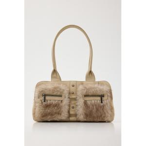 ボストンバッグ FAUX FUR BOSTON バッグ レディース