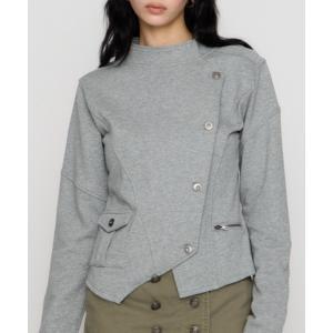 コート アウター SIDE BUTTON CUT ジャケット レディース