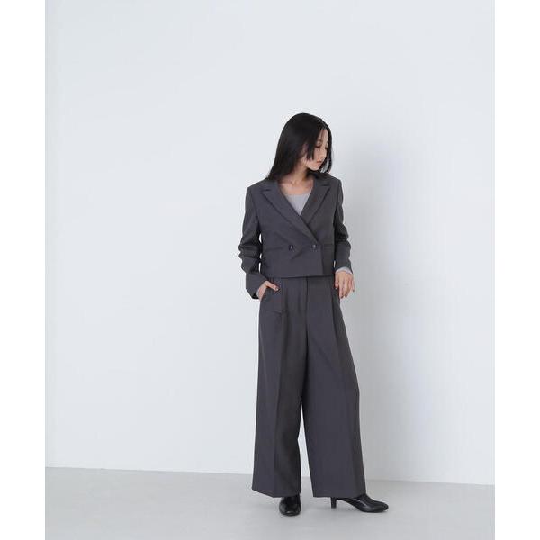 「NATURAL BEAUTY BASIC」 パンツ MEDIUM チャコールグレー レディース
