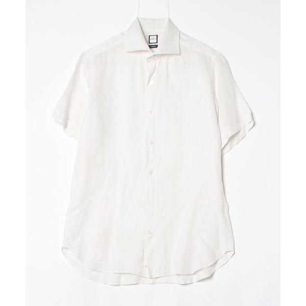 「BEAMS F」 半袖シャツ MEDIUM ホワイト メンズ