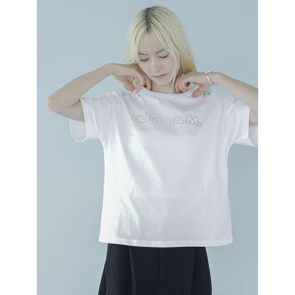 tシャツ 半袖 TIME LOGO PRINT T-SHIRT レディース