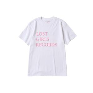 tシャツ 半袖 LOST GIRLS BOOKS/ロストガールズブックス for bonjour records BIG LOGO T-Shirt