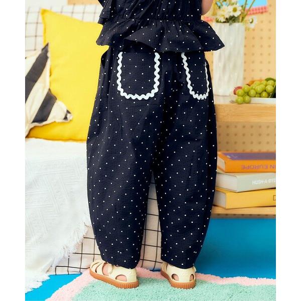 ワイドパンツ パンツ 「リンク」タックコクーンパンツ キッズ 子供服 男の子 女の子