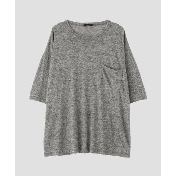 tシャツ YLEVE / LINEN POCKET T-SHIRT メンズ