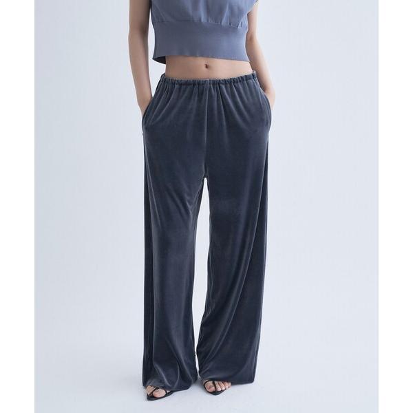 ワイドパンツ パンツ velour easy pants レディース