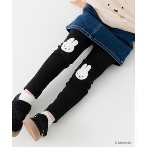レギンス スパッツ 「ミッフィー」サガラ刺繍 10分丈レギンス キッズ 子供 女の子